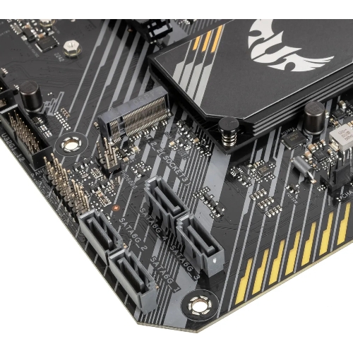 Материнская плата ASUS TUF GAMING B450-PLUS II, AM4, AMD B450, 4xDDR4, 6xSATA, 2xM.2, 1xPCIe 3.0 x16, 1xPCIe 2.0 x16, 3xPCIe x1, DisplayPort, HDMI, 1x1Gb LAN, USB Type-C, 5x3.5 мм, 7.1, ATX