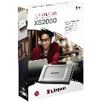 Внешний SSD Kingston SXS2000, 1TB, USB 3.2 Gen 2x2 Type-C, R/W 2000/2000, серебристый