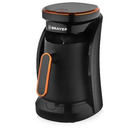Электрическая турка BRAYER BR1143 черный, исп. кофе - молотый, 0.5 л, 500 Вт.