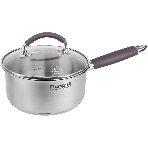 Ковш Rondell Akzent RDS-1386, 1.3 л, с крышкой, стальной