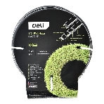 Шланг поливочный армированный Deli DL8072-15 15 метров, 1/2", 4 слоя, давление до 25 бар, серый