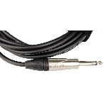 Кабель гитарный FORCE FGC-09/4.51/4" TS Jack - 1/4" TS Jack, высококачественный, малошумящий с проводниками из безкислородной меди OFC, диаметр 6 мм, профессиональные металлические разъемы, длина 4,5 м