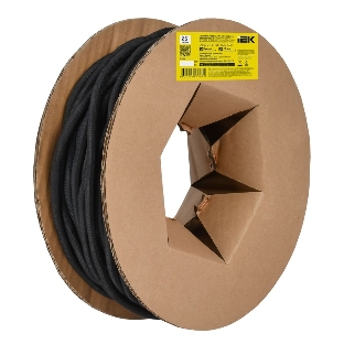 Оплетка кабельная IEK UBS30-PL-3234-025-K02. 32-34мм . 25м. самосворачивающаяся. черная