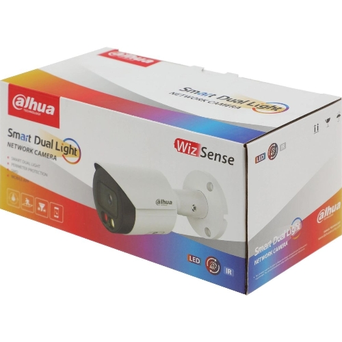 Камера видеонаблюдения Dahua DH-IPC-HFW2849SP-S-IL-0360B, IP, 8 Мп, 3.6 мм, белая
