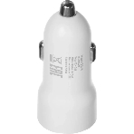 Автомобильное зар./устр. Digma DGC1С 12W 2.4A 2xUSB белый (DGC1C2LX22WH)
