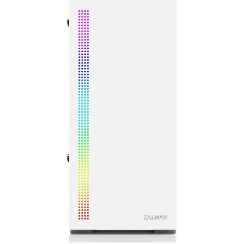Компьютерный корпус ZALMAN S5, ATX, WHITE, WINDOW, 2xCOMBO (3.5" or 2.5"), 4x2.5", 2xUSB 2.0, 1xUSB 3.0, FRONT 1x120мм, REAR 1x120мм RGb