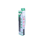 Бытовой удлинитель PowerCube, 4 р с/з вык.,3USB, 3500 Вт, 16А, 1.9 м, 3x1,0 черный PC-7B-2M