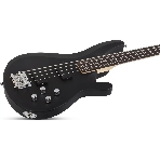 Бас-гитара SCHECTER C-4 DELUXE SBK - бас-гитара 4-струнная, цвет черный матовый