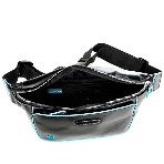 Сумка на пояс мужская Piquadro Blue Square CA2174B2/N, натур.кожа, черный