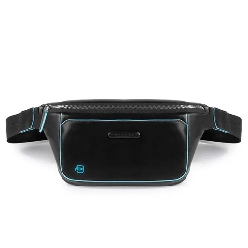 Сумка на пояс мужская Piquadro Blue Square CA2174B2/N, натур.кожа, черный