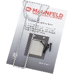 Шкаф духовой электрический Maunfeld EOEM516BG, 45 см, 51 л, бежевый, встраиваемый