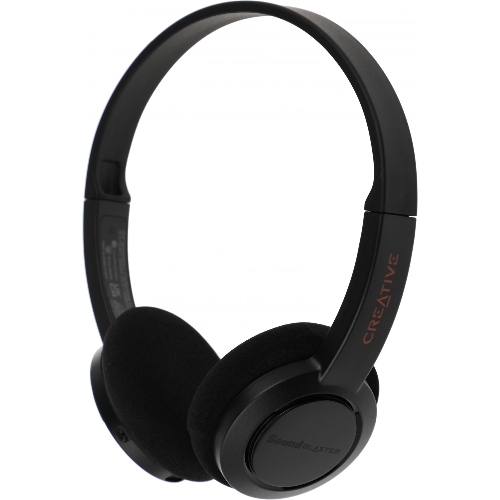 Беспроводные/проводные наушники Creative Jam V2 черный, накладные, Bluetooth + USB-C, до 22 ч