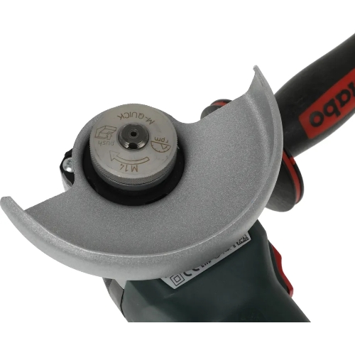 Угловая шлифовальная машина Metabo WEV 11-125 Quick 1100Вт 10500об/мин рез.шпин.:M14 d=125мм (603625000)