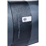 Сумка-мессенджер Piquadro Urban CA6802UB00/GRN с отделением для ноутбука 14" серая/черная натур.кожа