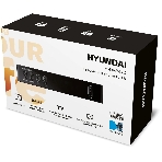 Приставка для цифрового ТВ Hyundai H-DVB440 черный, DVB-T2, DVB-T, DVB-C, HDMI, USB 2.0 x2