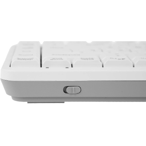 Клавиатура беспроводная A4Tech Fstyler FBK11 USB, Bluetooth/Радиоканал, белый/серый