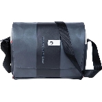 Сумка-мессенджер Piquadro Urban CA6802UB00/GRN с отделением для ноутбука 14" серая/черная натур.кожа