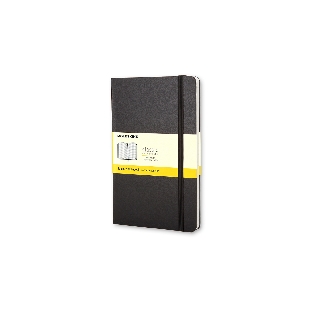 Блокнот Moleskine CLASSIC QP061 Large 130х210 мм, 240 страниц, клетка, твердая обложка, черный