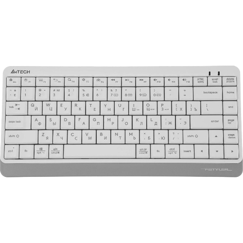Клавиатура беспроводная A4Tech Fstyler FBK11 USB, Bluetooth/Радиоканал, белый/серый