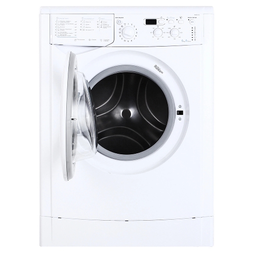 Стиральная машина Indesit IWSD 6105 B (CIS).L белая, загрузка фронтальная 6кг, 1000 об/мин., класс: A