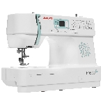 Швейная машина Janome HD6130 белый/зеленый, компьютеризированная, горизонтальный, 30 операций, автоматическая петля