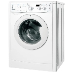 Стиральная машина Indesit IWSD 6105 B (CIS).L белая, загрузка фронтальная 6кг, 1000 об/мин., класс: A