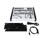 Микшер Intrend ITMIX-D8-4 цифровой, 12 входов (8 аналоговых, 1 стерео, 2 USB), 2 группы, Bluetooth, USB MP3 плеер