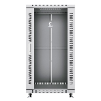 Шкаф телекоммуникационный напольный Cabeus SH-05C-12U60/80 серый, IP20, 12U, 730х600х800 мм (ВхШхГ), дверь: стекло, разборный