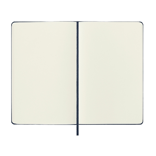 Блокнот Moleskine CLASSIC QP062B20 Large 130х210 мм, 240 страниц, нелинованный, твердая обложка, синий сапфир
